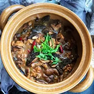 Make Three chickens with lamb belly step 12