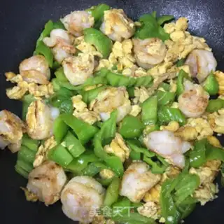 Make Cream pepper and shrimp step 9