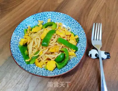 Make Pyramid duck egg noodles step 9
