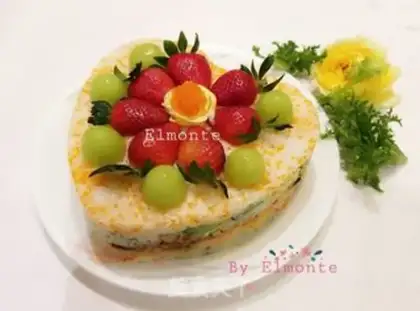 Make Sushi cake step 17