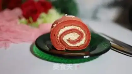 Make Red twilight roll step 7