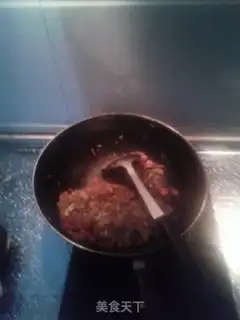 Make Ham and egg fried rice step 4