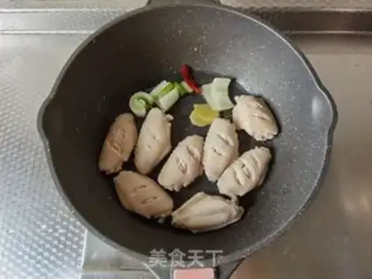Make Chicken fin abalone step 2