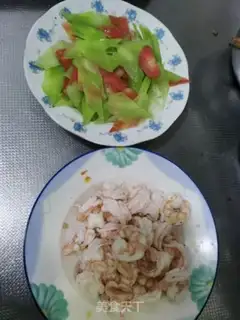 Make Three shrimp balls step 3