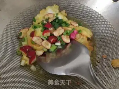 Make Egg bun step 2