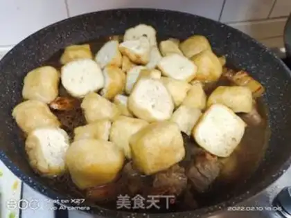 Make Soy tofu step 4