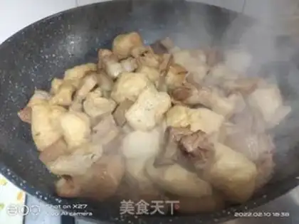 Make Soy tofu step 7