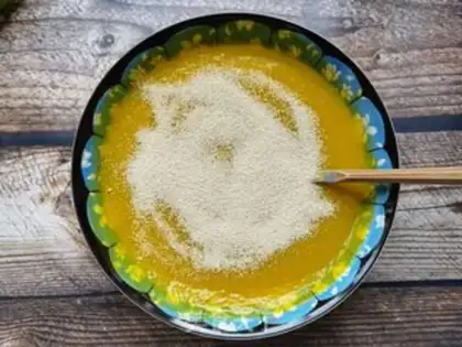 Make Pumpkin rolls step 1