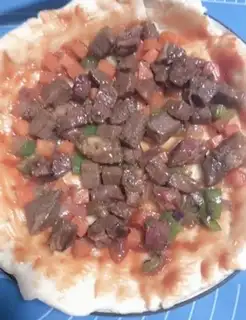 Make Black pepper steak pizza step 9