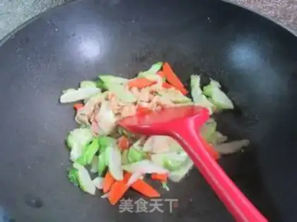 Make Carrot, tofu-skin spree step 6