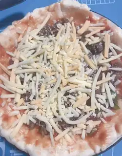 Make Black pepper steak pizza step 10