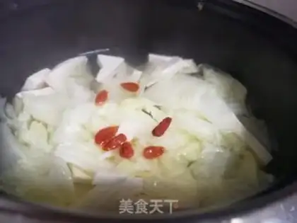 Make Bean tofu soup step 3