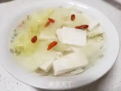 Make Bean tofu soup step 4
