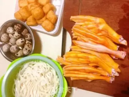 Make Sour duck feet step 0