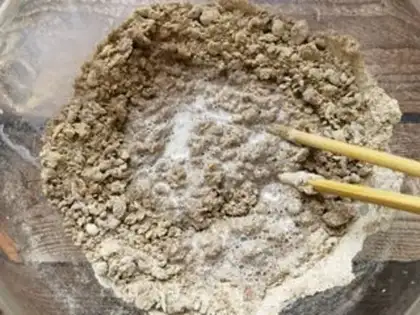 Make Black whole wheat lumbar step 7