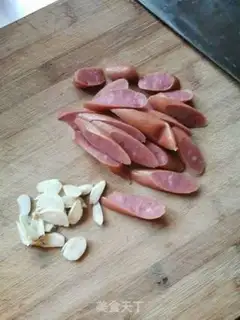 Make Orchid fried intestines step 2