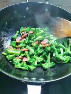 Make Orchid fried intestines step 5