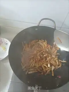 Make Xinjiang spicy, radish step 7