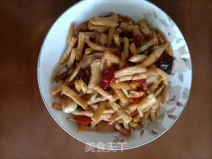 Make Xinjiang spicy, radish step 8