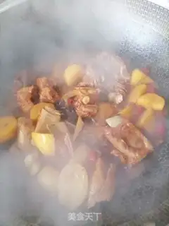 Make Potato burn ribs step 9
