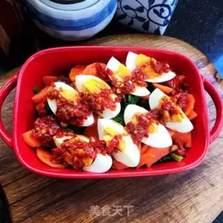 Make Garlic sauce and eggs step 9
