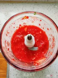 Make Homemade strawberry sauce step 3