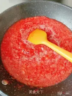 Make Homemade strawberry sauce step 5