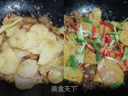 Make A pot and a potato chip step 7