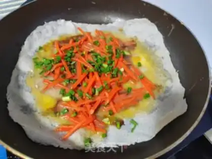Make Carrot eggcake step 6