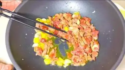 Make Fried ostrich meat step 6