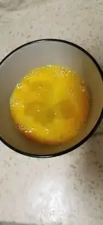 Make Leafed eggs step 1