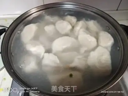 Make Pickle meat dumplings step 7
