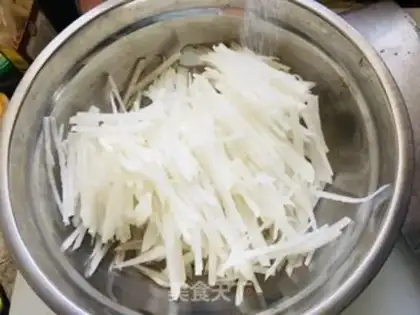 Make Sugar and radish step 1