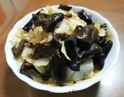 Make The cabbage, the black ear step 5