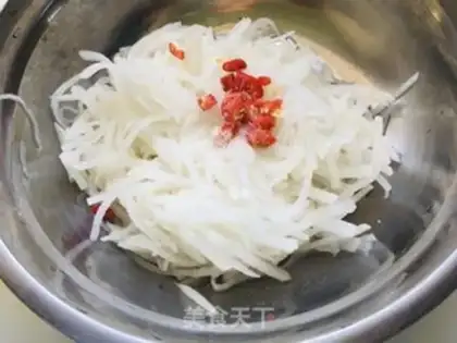 Make Sugar and radish step 2