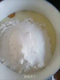 Make Mango coconut cake step 4