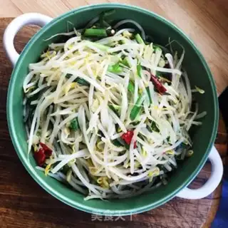 Make Jealousy bean sprouts step 8