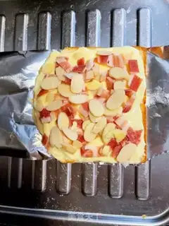 Make The lava cheese bacon sandwich step 9