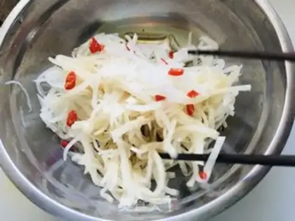Make Sugar and radish step 6