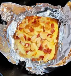 Make The lava cheese bacon sandwich step 10