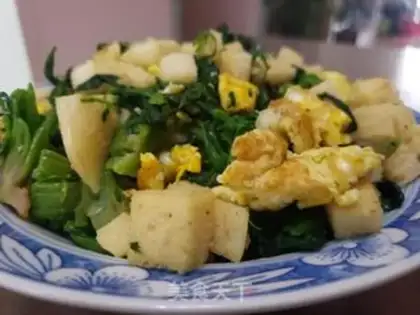 Make Spinach eggs step 6