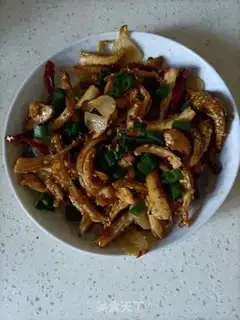 Make Spicy chicken silk step 16
