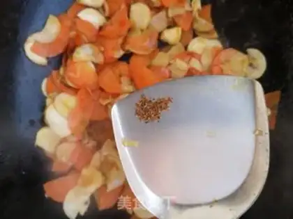 Make Carrot fried abalone mushroom step 6
