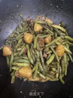 Make Pork potatoes and beans step 7