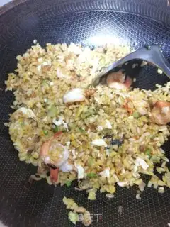 Make Shrimp rice step 7