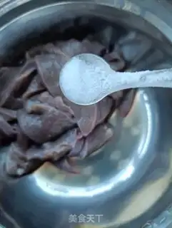 Make Spinach fried liver step 2