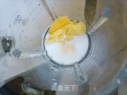 Make Coconut mango step 1