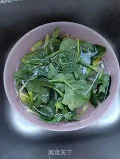 Make Spinach fried liver step 6