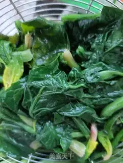 Make Spinach fried liver step 8