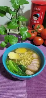 Make Egg sausage noodles step 4